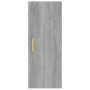 Armario de pared madera contrachapada gris Sonoma 34,5x34x90 cm en Estanterías | Comprar online en Foru.es