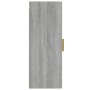 Armario de pared madera contrachapada gris Sonoma 34,5x34x90 cm en Estanterías | Comprar online en Foru.es