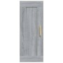 Armario de pared madera de ingeniería gris Sonoma 35x34x90 cm en Estanterías | Comprar online en Foru.es