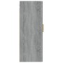 Armario de pared madera de ingeniería gris Sonoma 35x34x90 cm en Estanterías | Comprar online en Foru.es