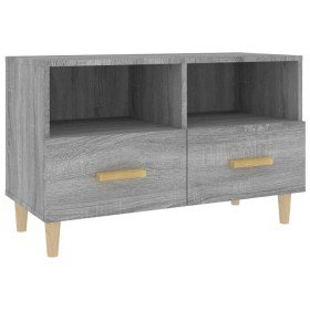 Mueble de TV madera de ingeniería gris Sonoma 80x36x50 cm en Muebles TV | Comprar online en Foru.es