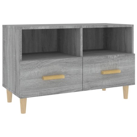 Mueble de TV madera de ingeniería gris Sonoma 80x36x50 cm en Muebles TV | Comprar online en Foru.es