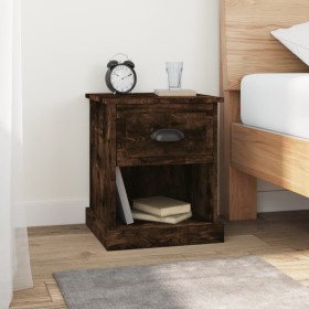 Mesita noche 2 uds madera contrachapada roble humo 39x39x47,5cm de vidaXL, Mesitas de noche - Ref: Foro24-816139, Precio: 56,...