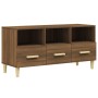 Mueble para TV madera contrachapada roble marrón 102x36x50 cm en Muebles TV | Comprar online en Foru.es