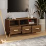 Mueble para TV madera contrachapada roble marrón 102x36x50 cm en Muebles TV | Comprar online en Foru.es