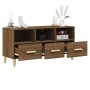 Mueble para TV madera contrachapada roble marrón 102x36x50 cm en Muebles TV | Comprar online en Foru.es