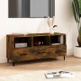 Mueble para TV madera contrachapada roble ahumado 102x35x50 cm en Muebles TV | Comprar online en Foru.es