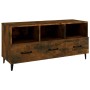Mueble para TV madera contrachapada roble ahumado 102x35x50 cm en Muebles TV | Comprar online en Foru.es