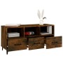 Mueble para TV madera contrachapada roble ahumado 102x35x50 cm en Muebles TV | Comprar online en Foru.es