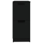 Aparador de madera contrachapada negro 30x30x70 cm de vidaXL, Aparadores - Ref: Foro24-811172, Precio: 64,26 €, Descuento: %