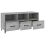Mueble de TV madera contrachapada gris Sonoma 102x35x50 cm en Muebles TV | Comprar online en Foru.es