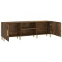 Mueble de TV madera contrachapada roble ahumado 150x30x30 cm en Muebles TV | Comprar online en Foru.es