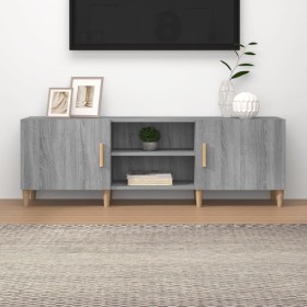 Mueble para TV madera contrachapada gris Sonoma 150x30x50 cm en Muebles TV | Comprar online en Foru.es