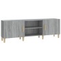Mueble para TV madera contrachapada gris Sonoma 150x30x50 cm en Muebles TV | Comprar online en Foru.es