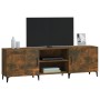 Mueble de TV madera de ingeniería roble ahumado 150x30x50 cm en Muebles TV | Comprar online en Foru.es