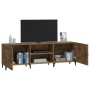 Mueble de TV madera de ingeniería roble ahumado 150x30x50 cm en Muebles TV | Comprar online en Foru.es