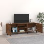 Mueble de TV madera de ingeniería roble marrón 150x30x50 cm en Muebles TV | Comprar online en Foru.es