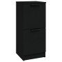 Aparador de madera contrachapada negro 30x30x70 cm de vidaXL, Aparadores - Ref: Foro24-811171, Precio: 51,26 €, Descuento: %