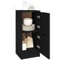 Aparador de madera contrachapada negro 30x30x70 cm de vidaXL, Aparadores - Ref: Foro24-811171, Precio: 51,26 €, Descuento: %