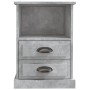 Mesitas de noche 2 unidades gris hormigón 43x36x60 cm de vidaXL, Mesitas de noche - Ref: Foro24-816337, Precio: 84,11 €, Desc...