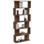 Estantería/Biombo madera contrachapada marrón roble 80x24x192cm de vidaXL, Librerías y estanterías - Ref: Foro24-816061, Prec...
