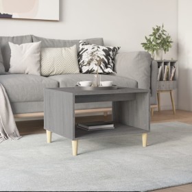 Mesa de centro madera contrachapada gris Sonoma 60x50x40 cm en Mesas de centro | Comprar online en Foru.es