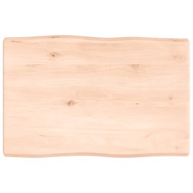 Tablero de mesa madera maciza borde natural 60x40x(2-4) cm de vidaXL, Tableros para mesas - Ref: Foro24-363864, Precio: 37,21...