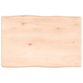 Tischplatte aus Massivholz natürliche Kante 60x40x(2-4) cm von vidaXL, Tischplatten - Ref: Foro24-363864, Preis: 36,71 €, Rab...