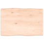 Tablero de mesa madera maciza borde natural 60x40x(2-4) cm de vidaXL, Tableros para mesas - Ref: Foro24-363864, Precio: 37,21...