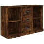 Aparador madera contrachapada roble ahumado 104,5x35,5x67,5 cm de vidaXL, Aparadores - Ref: Foro24-816237, Precio: 87,91 €, D...