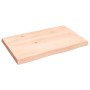 Tablero de mesa madera maciza borde natural 60x40x(2-4) cm de vidaXL, Tableros para mesas - Ref: Foro24-363864, Precio: 37,21...