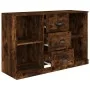 Aparador madera contrachapada roble ahumado 104,5x35,5x67,5 cm de vidaXL, Aparadores - Ref: Foro24-816237, Precio: 86,84 €, D...