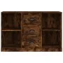 Aparador madera contrachapada roble ahumado 104,5x35,5x67,5 cm de vidaXL, Aparadores - Ref: Foro24-816237, Precio: 86,84 €, D...
