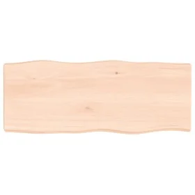 Tablero de mesa madera maciza borde natural 100x40x(2-6) cm de vidaXL, Tableros para mesas - Ref: Foro24-363883, Precio: 48,7...