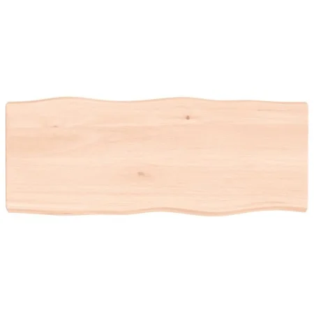 Tablero de mesa madera maciza borde natural 100x40x(2-6) cm de vidaXL, Tableros para mesas - Ref: Foro24-363883, Precio: 48,7...