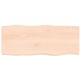 Tablero de mesa madera maciza borde natural 100x40x(2-6) cm de vidaXL, Tableros para mesas - Ref: Foro24-363883, Precio: 49,1...
