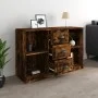 Aparador madera contrachapada roble ahumado 104,5x35,5x67,5 cm de vidaXL, Aparadores - Ref: Foro24-816237, Precio: 86,84 €, D...
