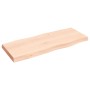 Tablero de mesa madera maciza borde natural 100x40x(2-6) cm de vidaXL, Tableros para mesas - Ref: Foro24-363883, Precio: 49,1...