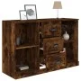 Aparador madera contrachapada roble ahumado 104,5x35,5x67,5 cm de vidaXL, Aparadores - Ref: Foro24-816237, Precio: 86,84 €, D...
