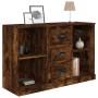 Aparador madera contrachapada roble ahumado 104,5x35,5x67,5 cm de vidaXL, Aparadores - Ref: Foro24-816237, Precio: 87,91 €, D...