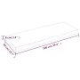 Tablero de mesa madera maciza borde natural 100x40x(2-6) cm de vidaXL, Tableros para mesas - Ref: Foro24-363883, Precio: 48,7...