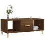 Mesa de centro madera contrachapada roble marrón 102x50x40 cm en Mesas de centro | Comprar online en Foru.es