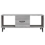 Mesa de centro madera contrachapada gris Sonoma 102x50x40 cm en Mesas de centro | Comprar online en Foru.es