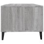 Mesa de centro madera contrachapada gris Sonoma 102x50x40 cm en Mesas de centro | Comprar online en Foru.es