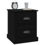 Mesitas de noche 2 uds madera contrachapada negro 39x39x47,5 cm de vidaXL, Mesitas de noche - Ref: Foro24-816147, Precio: 66,...