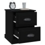 Mesitas de noche 2 uds madera contrachapada negro 39x39x47,5 cm de vidaXL, Mesitas de noche - Ref: Foro24-816147, Precio: 66,...
