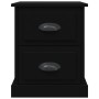 Mesitas de noche 2 uds madera contrachapada negro 39x39x47,5 cm de vidaXL, Mesitas de noche - Ref: Foro24-816147, Precio: 66,...