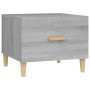 Mesa de centro madera contrachapada gris Sonoma 50x50x40 cm en Mesas de centro | Comprar online en Foru.es