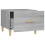 Mesa de centro madera contrachapada gris Sonoma 50x50x40 cm en Mesas de centro | Comprar online en Foru.es