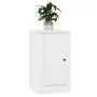 Aparador madera contrachapada blanco brillante 37,5x35,5x67,5cm de vidaXL, Aparadores - Ref: Foro24-816204, Precio: 41,77 €, ...